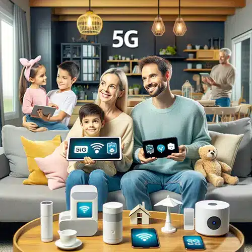 UniverCell | Navigating the World of 5G in Canada with UniverCell Canada: What You Need to Know A family is happy by the speed of the 5g network