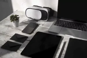 A collection of digital gadgets