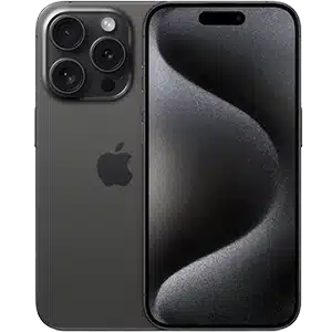 iPhone 15 Pro in black color