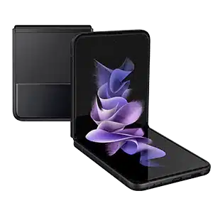 Galaxy Flip 3 in black color