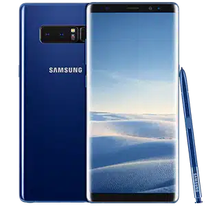 Samsung Note 8 in dark blue color