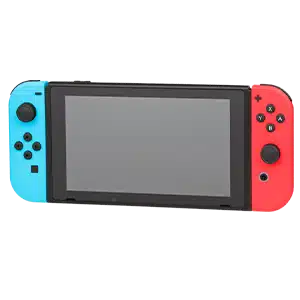 Switch in blue and red color