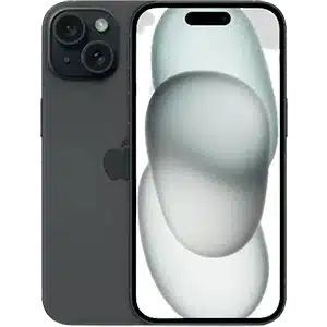 iPhone 15 in black color