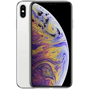 iPhone Xs max in white color