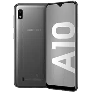 samsung galaxy A10 in gray color