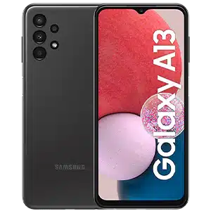 samsung galaxy A13 in black color