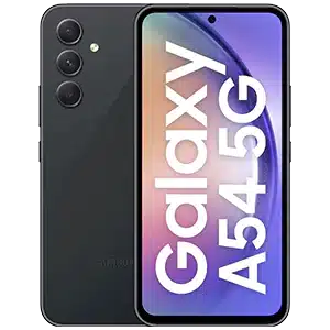 samsung galaxy A54 in black color