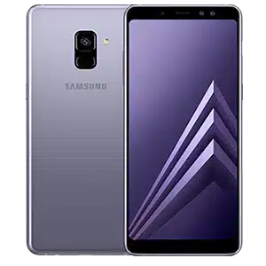 samsung galaxy A8 in purple color