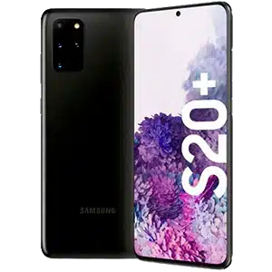 samsung galaxy s20+ in black color