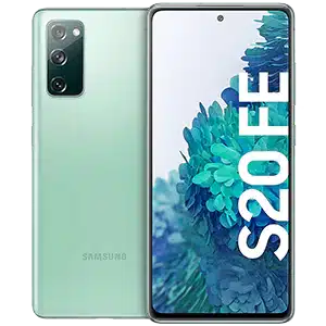 samsung galaxy s20 FE in green color