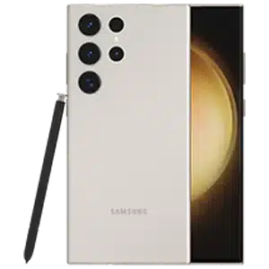 samsung galaxy s23 in white color