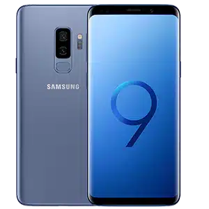 samsung galaxy s9+ in blue color